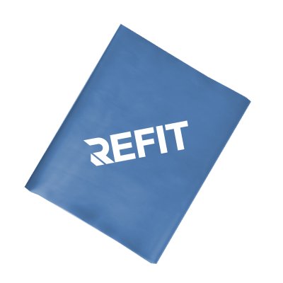 Refit band 1,8 meter blå hård